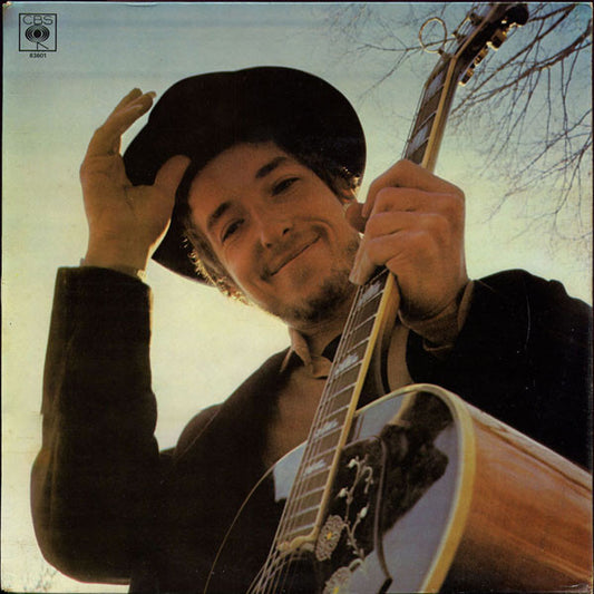 Image of Front Cover of 5144269S: LP - BOB DYLAN, Nashville Skyline (CBS Orange ; M 63601 , UK 1969, Laminated Front Sleeve, Mono.) Strong G+! Hairlines. Scuff on A1. Creasing to laminate, wear to opening edge, ring wear.  VG/G+