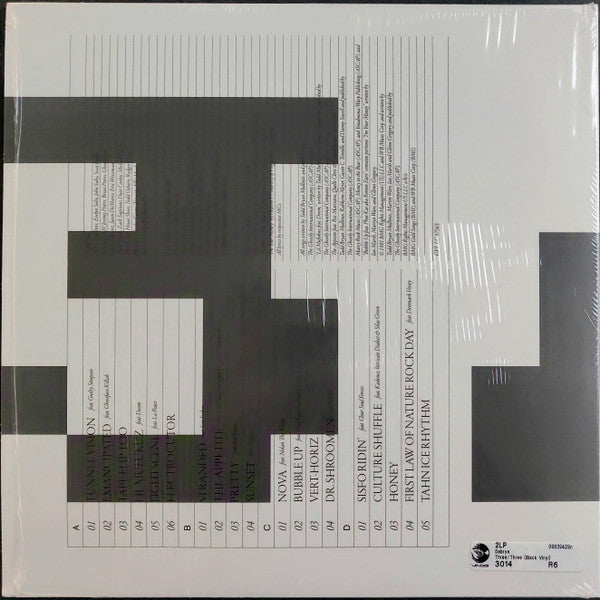 Image of Back Cover of 2xLP - VG+/VG+ - DABRYE, Three/Three (Ghostly International; GI-303, US 2018, Booklet), Couple superficial marks on vinyl. Sleeve still in opened shrinkwrap.,  - 2446264S