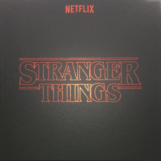 Image of Front Cover of 2523291E: 4xLP - KYLE DIXON AND MICHAEL STEIN , Stranger Things (Invada; INV176LP, UK 2016, Box Set With Two Gatefold Sleeve Double Albums, 4 Inners, 10 Cards, 2 Posters, Limited Edition, Crystal Clear / Green & White Splatter, Missing Info Sheet)   VG+/VG+