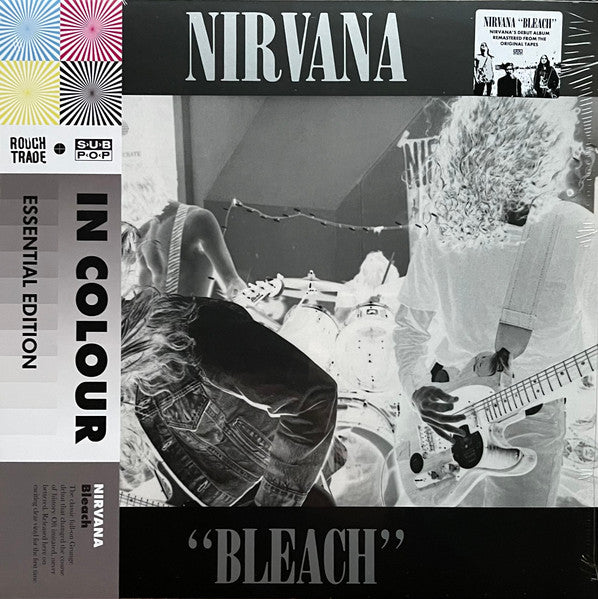 Image of Front Cover of LP - VG+/EX - NIRVANA, Bleach (Sub Pop; SP34RTX, UK & US 2023 Reissue, Inner, Limited Clear Crystal Clear, Obi), ,  - 3846185S