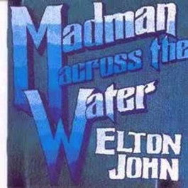 Image of Front Cover of LP - VG+/VG - ELTON JOHN, Madman Across the Water (DJM Black Yellow and Silver; DJH20420, UK 1971, Gatefold Textured Sleeve, Stapled In Bklet), ,  - 2726191E
