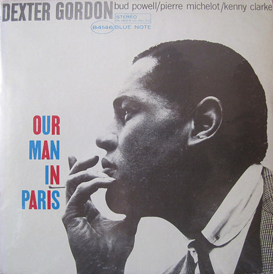 Image of Front Cover of 4524149E: LP - DEXTER GORDON, Our Man In Paris (Blue Note; BST 84146, France 1984 Reissue)   VG/VG