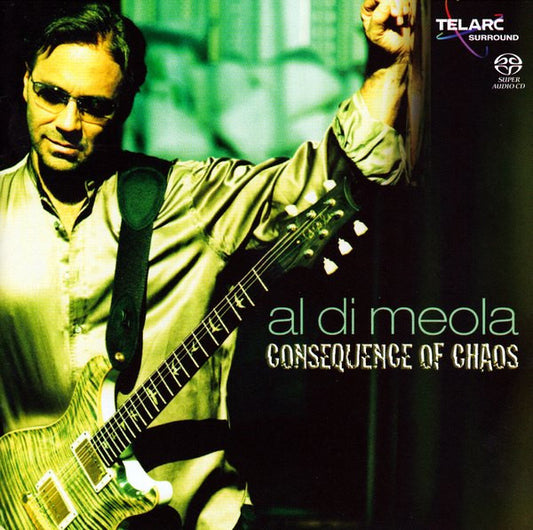 Image of Front Cover of SACD - EX/M - AL DI MEOLA, Consequence Of Chaos (Telarc; SACD-63649, US 2006, Hybrid, Multichannel), Still SEALED in stickered shrinkwrap. Small bit of dirt along the top under shrinkwrap.,  - 1916352C