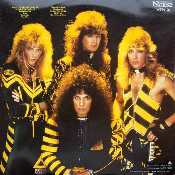 Image of Back Cover of LP - VG+/VG+ - STRYPER, To Hell With The Devil (Music For Nations; MFN 70, UK 1986, Gatefold), ,  - 2746112S