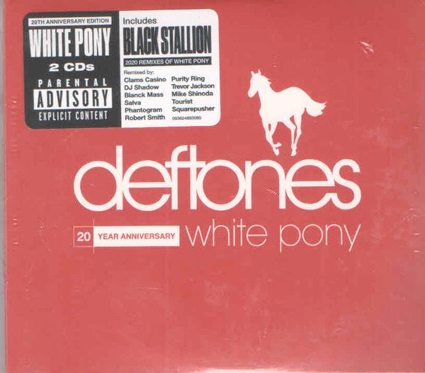 Image of Front Cover of CD - VG+/M - DEFTONES, White Pony (Reprise Records; 093624893080, US 2020 Reissue, Digipak), ,  - 2456116S