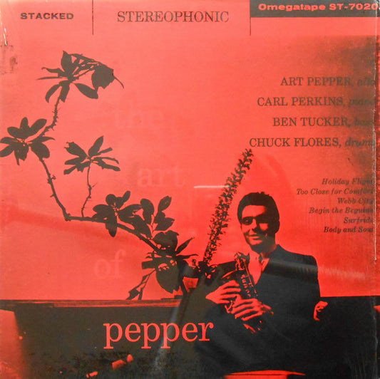 Image of Front Cover of 4544282S: LP - THE ART PEPPER QUARTET, The Art Of Pepper (V.S.O.P. Records; V.S.O.P. 30, US 1985, Glossy Sleeve) Lightly worn sleeve, light marks on both sides of disc.   VG/VG