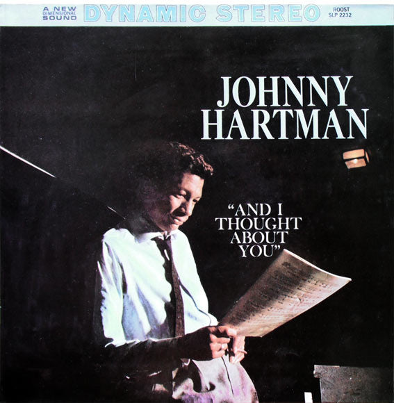 Image of Front Cover of 2523448E: LP - JOHNNY HARTMAN, And I Thought About You (Roost; SLP 2232, Spain 1987, Glossy Sleeve, Company Inner)   VG+/VG+