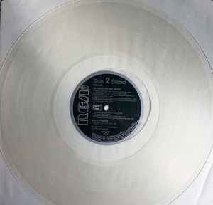 Image of Label Cover of 4415361C: LP - ELVIS PRESLEY, Always On My Mind (RCA; PL85430, Europe 1985, Hype Stickered, Clear Vinyl) Edge wear.  VG/VG+