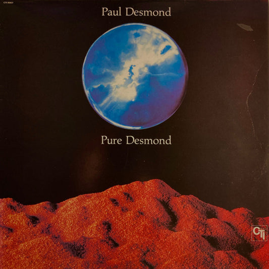Image of Front Cover of LP - VG/EX - PAUL DESMOND, Pure Desmond (CTI Records ; CTI-9007, France 1984 Reissue), Sticker Has Removed Varnish,  - 2826168E