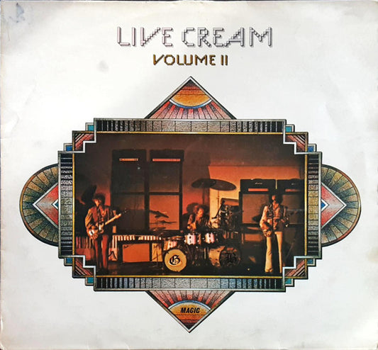 Image of Front Cover of 5115287C: LP - CREAM, Live Cream Volume II (Polydor; 2383-119, UK 1972)   VG/VG+