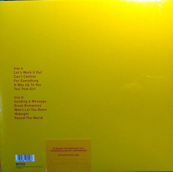 Image of Back Cover of 1144375S: LP - TEXAS, Jump On Board (BMG; 538264581, UK 2017, Inner)   VG+/VG+