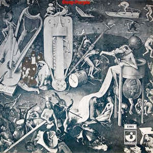 Image of Front Cover of LP - VG/G+ - DEEP PURPLE, Deep Purple (Harvest Green, Gramophone Co On Rim, No EMI Box ; SHVL759, UK 1969, Laminated Gatefold Sleeve, A-1/B-1 Runouts), Edge Wear,  - 3146101S