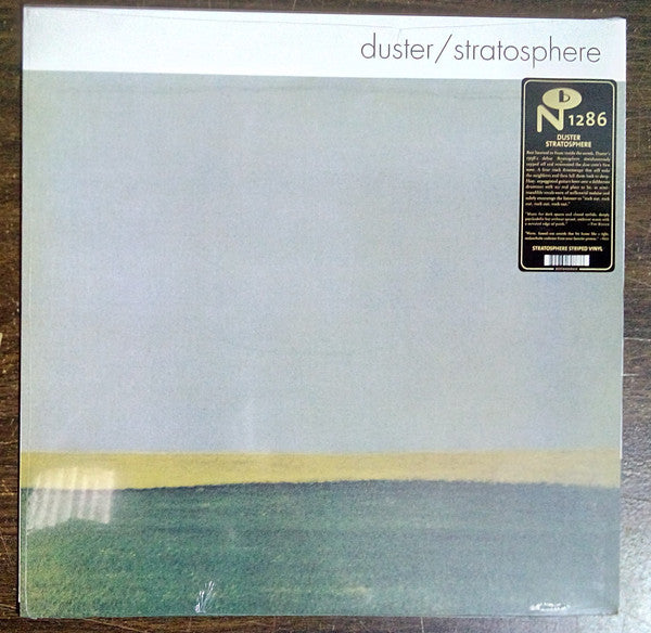 Image of Front Cover of 1124517E: LP - DUSTER, Stratosphere (Numero Group ; NUM1286, US 2020, Insert, Vinyl color is called "Stratosphere Striped"Limited to 1000) Strong VG+  VG+/VG+