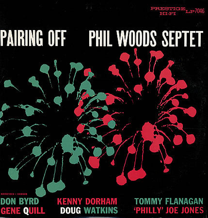 Image of Front Cover of 5144324S: LP - PHIL WOODS SEPTET, Pairing Off (Prestige; P-7046 / OJC-092, US 1984 Reissue) Light corner creasing, ringwear.   VG/VG+