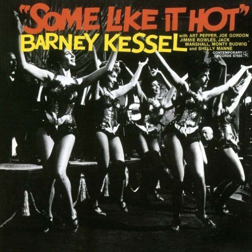 Image of Front Cover of LP - VG+/VG+ - BARNEY KESSEL, Some Like It Hot (Original Jazz Classics; OJC-168, US 1984 Reissue, Picture Sleeve, Stereo), ,  - 3326298E