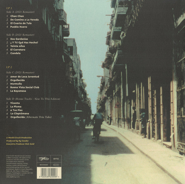 Image of Back Cover of 4614338C: 2xLP - BUENA VISTA SOCIAL CLUB, Buena Vista Social Club (World Circuit; WCV05025, Europe 2021 Reissue, Gatefold, Booklet)   VG+/VG+