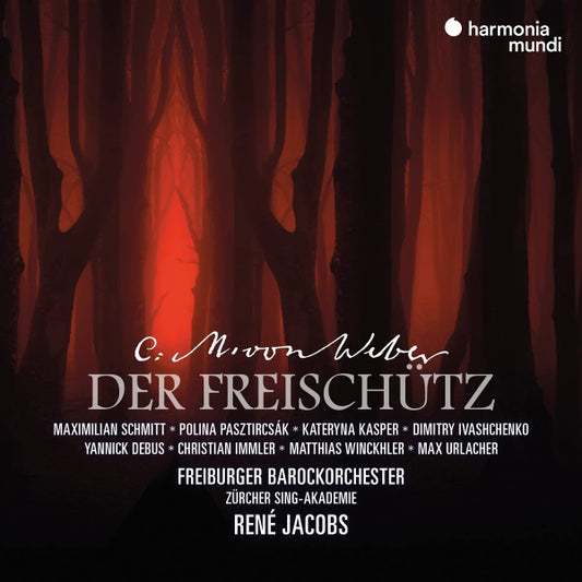 Image of Front Cover of 2733020E: 2xCD - CARL MARIA VON WEBER, REN  JACOBS, Der Freisch tz (Harmonia Mundi; HMM 902700.01, Europe 2022, Box Set, Book + booklet)   EX/EX