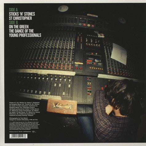 Image of Back Cover of 5044305S: 12" - JAMIE T, Sticks 'N' Stones (Pacemaker Recordings; 5099996491478, UK 2009, Insert) Opened Instore, Still In Shrinkwrap  EX/EX