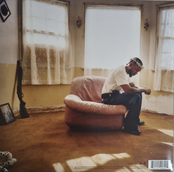Image of Back Cover of 2xLP - VG+/VG+ - KENDRICK LAMAR, Mr. Morale & The Big Steppers (pgLang; B0035986-01, Worldwide 2022, 2 Inners), ,  - 2846221S