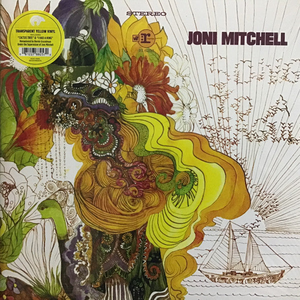 Image of Front Cover of 0614233C: LP - JONI MITCHELL, Song To A Seagull (Reprise Records; RCV1 6293, Europe 2023, Gatefold, Yellow Vinyl)   NEW/NEW