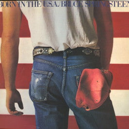 Image of Front Cover of LP - VG+/VG+ - BRUCE SPRINGSTEEN, Born In The U.S.A. (CBS Red Label; 86304, UK 1980s Reissue, Inner, Barcode, CBS Text at 4 O'Clock on Label), ,  - 2526257E