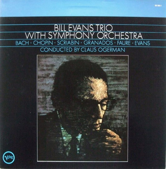 Image of Front Cover of LP - VG/VG - BILL EVANS TRIO, Bill Evans Trio With Symphony Orchestra (Verve Records; 2304 525, France , Gatefold, 340 Price Code), Strong VG,  - 1826376E