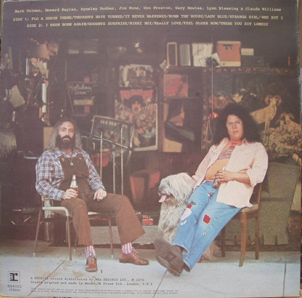 Image of Back Cover of LP - VG/VG - MARK VOLMAN AND HOWARD KAYLAN, The Phlorescent Leech & Eddie (Reprise Records; K44201, UK 1972), ,  - 1426341E
