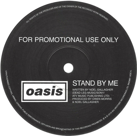 Image of Front Cover of 5024398E: 12" - OASIS, Stand By Me / (I got) The Fever (Big Brother; RKID88T, UK 2016, Promo)   /VG