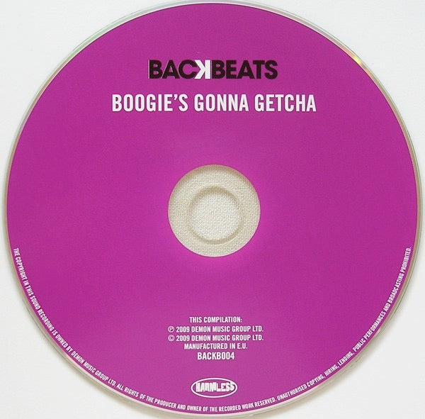 Image of Label Cover of 1134181E: CD - VARIOUS, Boogie's Gonna Getcha (80s New York Boogie) (Harmless; BACKB004, UK 2009)   VG+/VG+