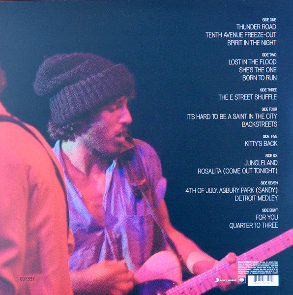 Image of Back Cover of 4xLP - VG+/VG+ - BRUCE SPRINGSTEEN & THE E STREET BAND, Hammersmith Odeon, London '75 (Sony Music; 88985387091, Europe 2017 Reissue, 4 Inners, Record Store Day, Limited Edition, Numbered), Strong VG+, Sleeve Creased, Limited Edition No 005768,  - 4326101E