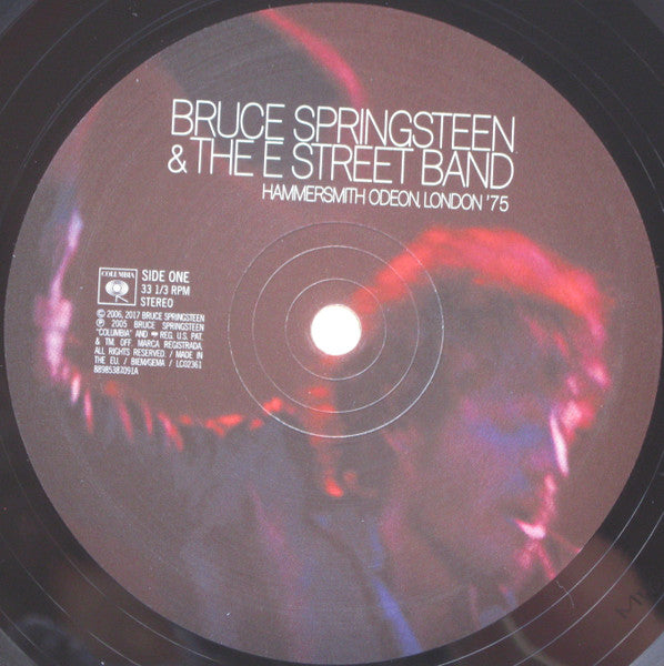Image of Label Cover of 4xLP - VG+/VG+ - BRUCE SPRINGSTEEN & THE E STREET BAND, Hammersmith Odeon, London '75 (Sony Music; 88985387091, Europe 2017 Reissue, 4 Inners, Record Store Day, Limited Edition, Numbered), Strong VG+, Sleeve Creased, Limited Edition No 005768,  - 4326101E