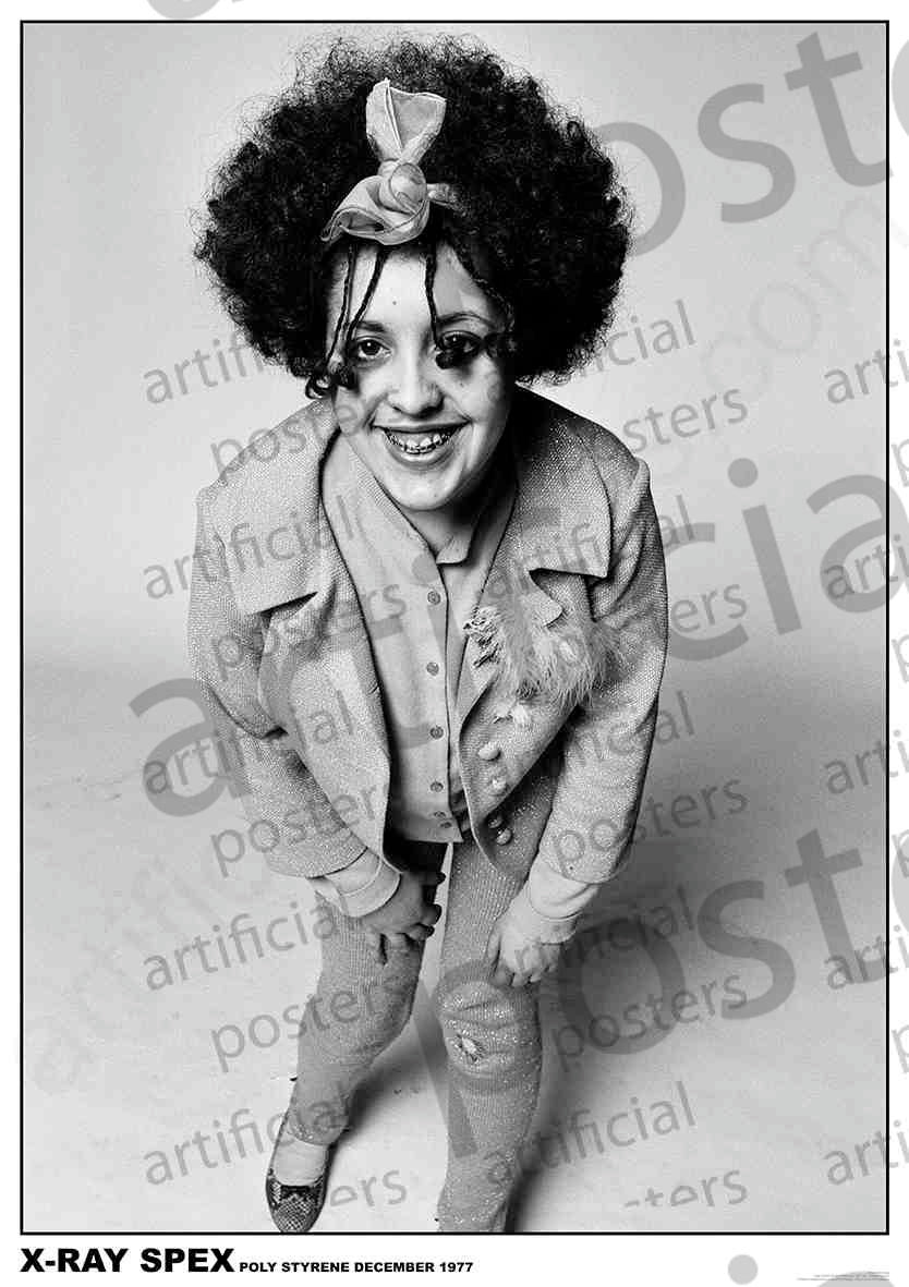 Image of Front Cover of 3914233C: Accessories - X-RAY SPEX/POLY STYRENE, Poster (84.1cm x 59.4cm; ART207, UK )   NEW/NEW