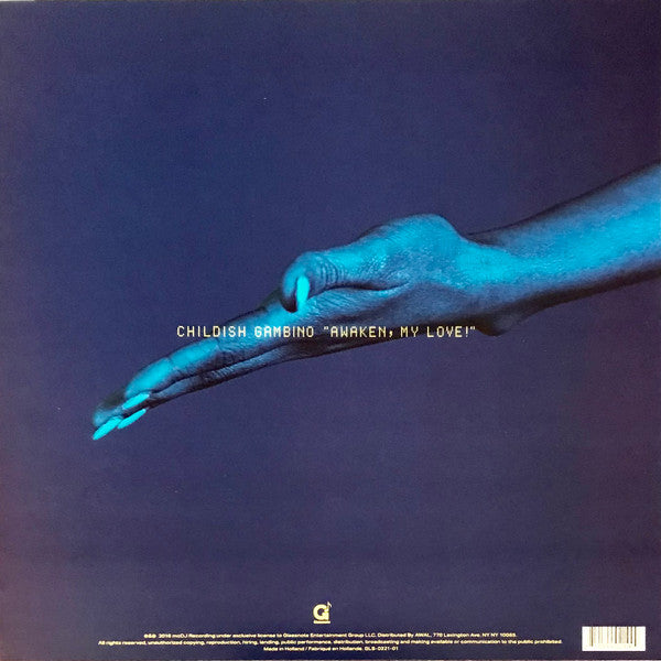 Image of Back Cover of LP - VG+/VG+ - CHILDISH GAMBINO, Awaken, My Love! (Glassnote; GLS-0221-01, Europe 2022 Reissue, Picture Sleeve, Inner), Minor creases to sleeve,  - 3526127E