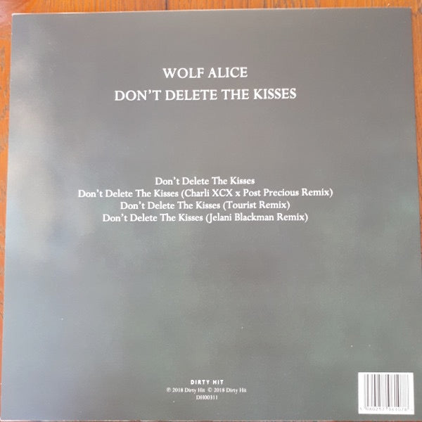 Image of Back Cover of 1114129C: 12" EP - WOLF ALICE, Don't Delete The Kisses (Dirty Hit; DH00311, UK 2018, Picture Sleeve)   VG/VG+