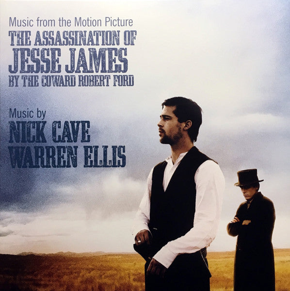Image of Front Cover of LP - VG+/VG+ - NICK CAVE AND WARREN ELLIS, The Assassination Of Jesse James By The Coward Robert Ford (Music From The Motion Picture) (Mute; LRCSTUMM294, Europe 2019 Reissue, Gatefold, Inner, Brown Translucent w/ Black Smoke Vinyl), SIGNED by Warren Ellis on front cover,  - 4346070S