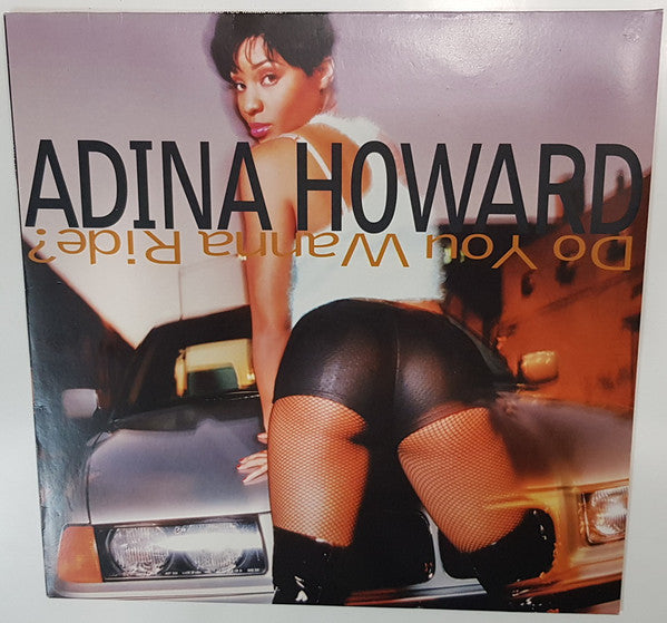 Image of Front Cover of LP - VG/G+ - ADINA HOWARD, Do You Wanna Ride? (EastWest Records America; 7559-61757-1, Germany 1995, Inner), Edge wear and sticker damage to sleeve. Disc has lots of light marks.,  - 3316262C