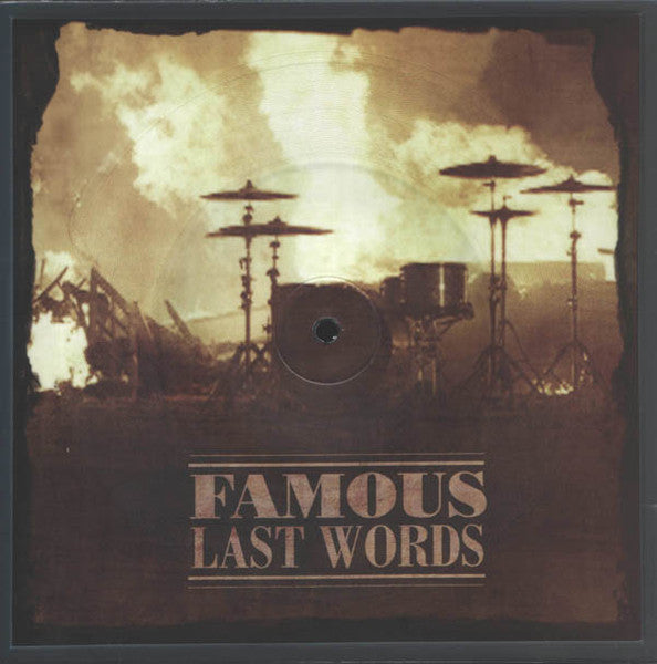 Image of Front Cover of 7" - VG+/VG - MY CHEMICAL ROMANCE, Famous Last Words (Reprise Records; W754, UK 2007, Clear Plastic Sleeve, Stickered Sleeve, Shaped Picture Disc), Fogging To Vinyl,  - 2526275E