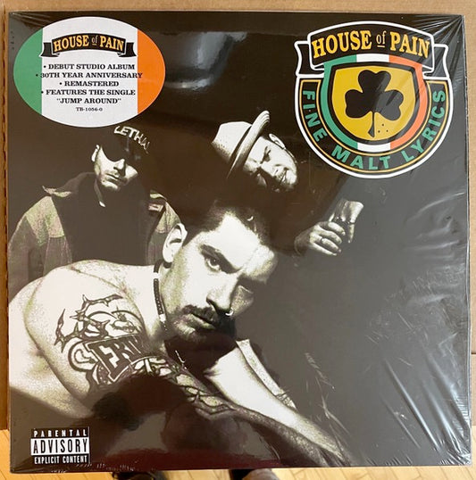 Image of Front Cover of 2953223S: LP - HOUSE OF PAIN, House Of Pain (Fine Malt Lyrics) (Tommy Boy; TB-1056-0, US 2022 Reissue)   NEW/NEW