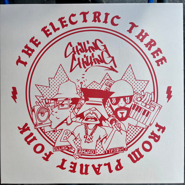 Image of Front Cover of 2943242S: 10" - THE ELECTRIC THREE FROM PLANET FONK, Chilling Chilling (Big Mood Records; BM001, Switzerland 2022, Picture Sleeve) Number 28/200  VG+/VG+