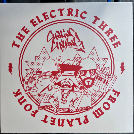 Image of Front Cover of 2943242S: 10" - THE ELECTRIC THREE FROM PLANET FONK, Chilling Chilling (Big Mood Records; BM001, Switzerland 2022, Picture Sleeve) Number 28/200  VG+/VG+