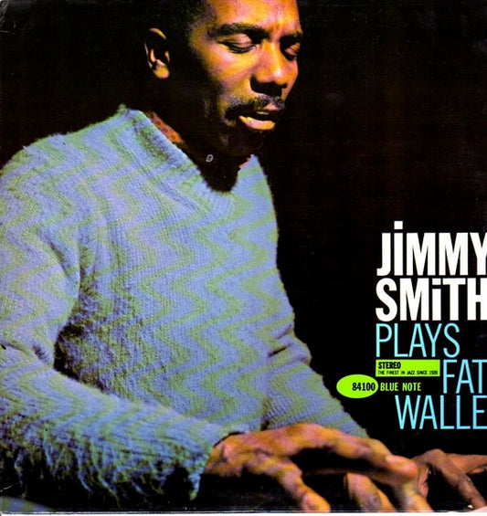 Image of Front Cover of LP - VG/VG - JIMMY SMITH, Plays Fats Waller (Blue Note (Division of Liberty); BST 84100, US 1969 Reissue, Pasteback Sleeve, Company Inner, Stereo; 'VAN GELDER' in runout), ,  - 3126222E