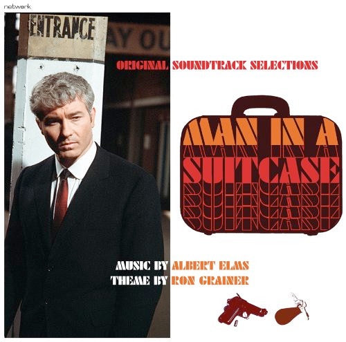 Image of Front Cover of 3013058C: LP - ALBERT ELMS, Man In A Suitcase Original Soundtrack Selections (Network; 7959028, UK & Europe 2013, Gatefold)   NEW/NEW