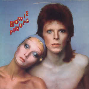 Image of Front Cover of LP - VG+/VG - DAVID BOWIE, Pinups (RCA Victor Orange with Stereo Text; RS1003, UK 1973, Textured Sleeve, Insert), Strong VG,  - 2326137E