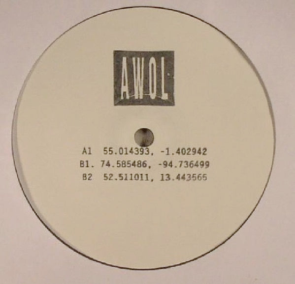 Image of Front Cover of 12" - /VG - AWOL, AWOL 001 (Not On Label; AWOL 001,  2016, Stamped White Label), Very light mark on the A-side,  - 2546244S