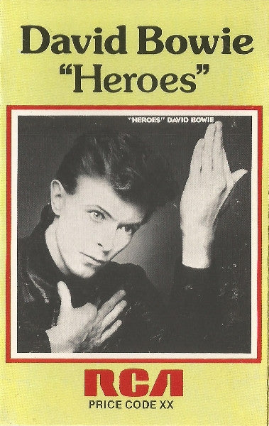 Image of Front Cover of Cassette - VG+/VG+ - DAVID BOWIE, "Heroes" (RCA; PK 12522, UK 1977, Jewel Case), ,  - 3136179E