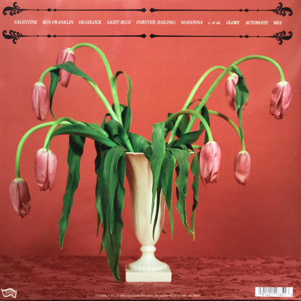 Image of Back Cover of LP - EX/EX - SNAIL MAIL, Valentine (Matador; OLE1785LP, USA & Canada 2021, Glossy Gatefold Sleeve, Limited Edition, 180g, gold vinyl), ,  - 2346287S