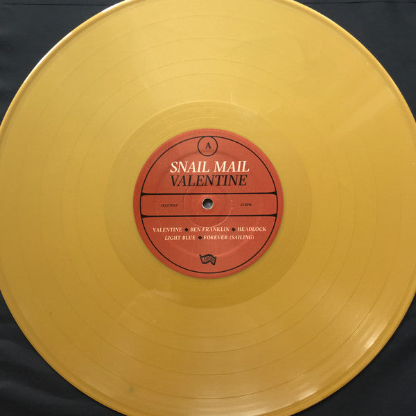 Image of Label Cover of LP - EX/EX - SNAIL MAIL, Valentine (Matador; OLE1785LP, USA & Canada 2021, Glossy Gatefold Sleeve, Limited Edition, 180g, gold vinyl), ,  - 2346287S