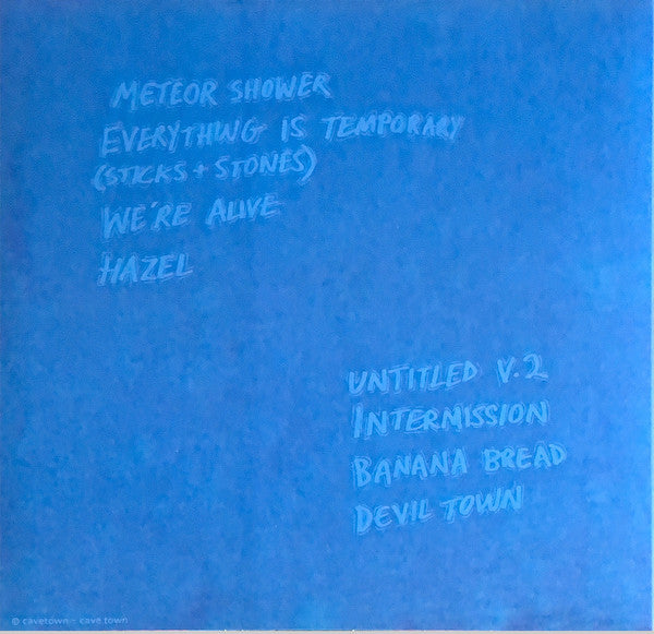 Image of Back Cover of 3123129E: LP - CAVETOWN, Cavetown (Not On Label; 213042M1, UK 2021, Inner, tricolor yellow, blue & green vinyl)   VG+/VG+