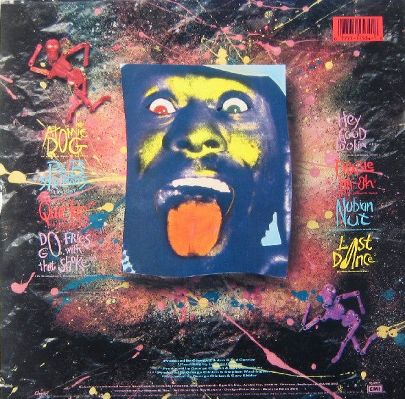 Image of Back Cover of LP - VG+/VG+ - GEORGE CLINTON, The Best Of George Clinton (Capitol Records ; ST-12534, US 1986), Sleeve still in shrink!,  - 2716269C