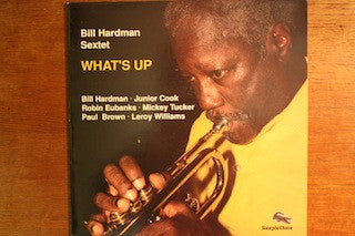 Image of Front Cover of 3123032E: LP - BILL HARDMAN SEXTET, What's Up (SteepleChase; SCS 1254, Netherlands 1989) Sleeve is the strongest VG  VG/VG+